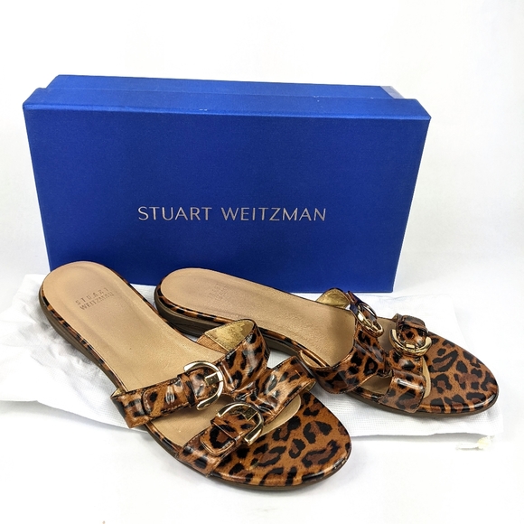 STUART WEITZMAN Leopard Sandal Size 9 - Picture 2 of 7